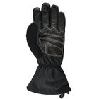 S-2XL black Leather Snowboard Gloves / Two In One Gloves
